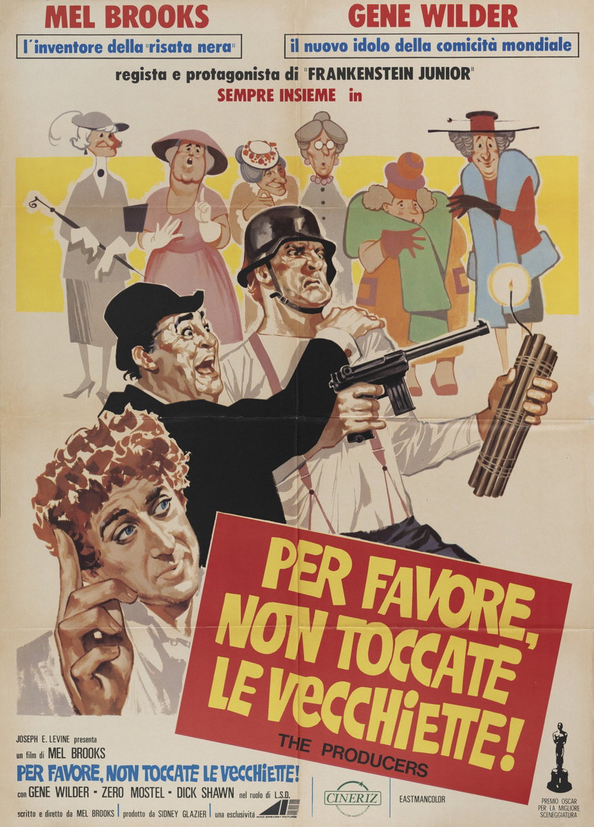 Manifesto 2 per il film Per favore, non toccate le vecchiette! (1968)