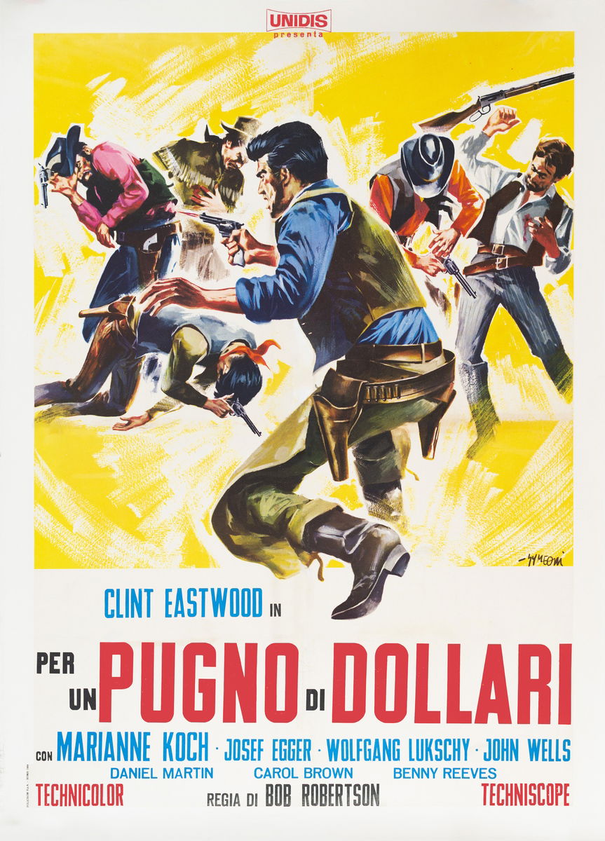 Per un pugno di dollari - Manifesto 1