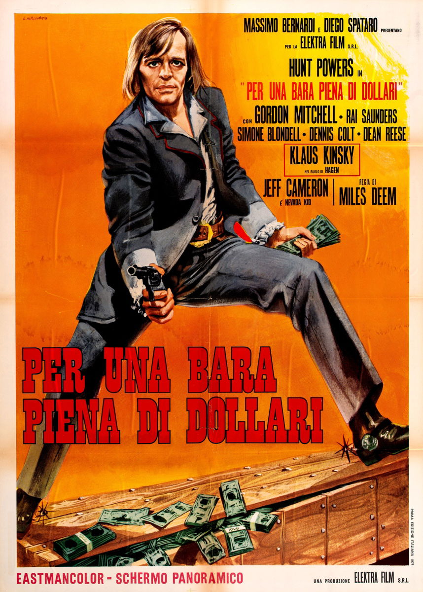 Per una bara piena di dollari - Manifesto 1