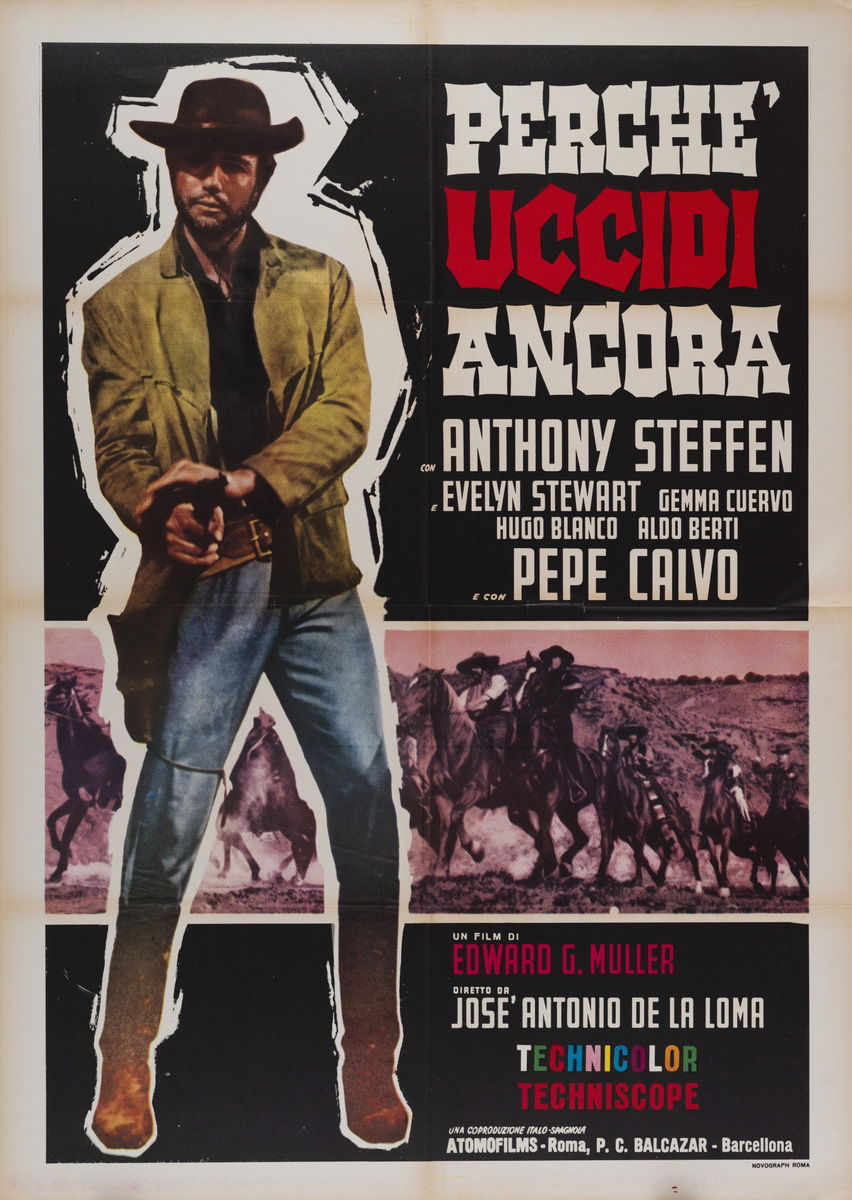 Perché uccidi ancora? - Manifesto 1