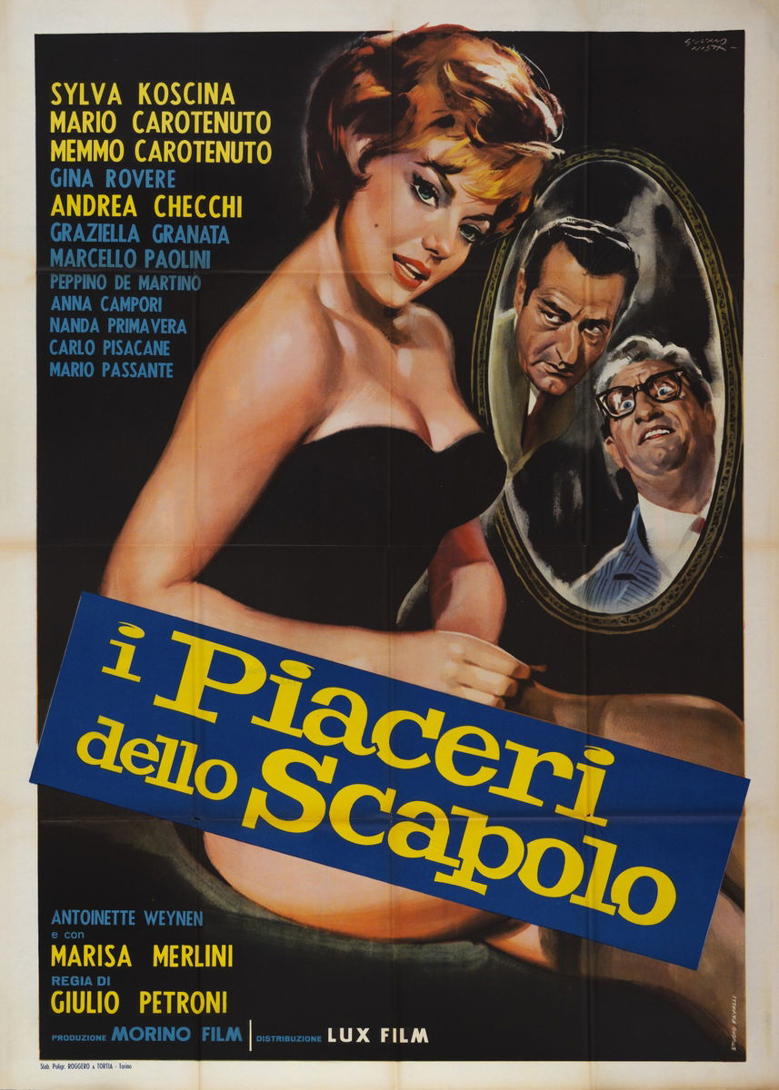 I piaceri dello scapolo - Manifesto 1