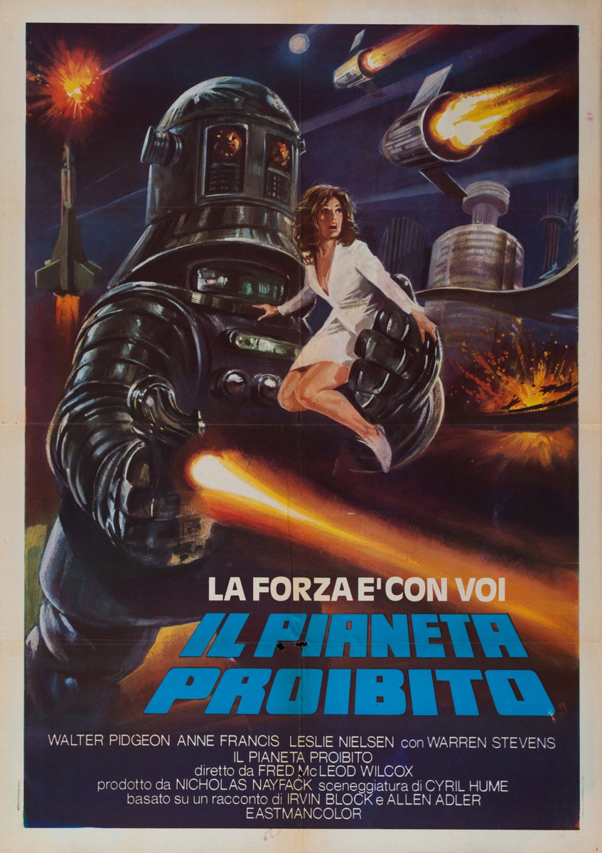 Poster 2 for the film Forbidden Planet (1956)