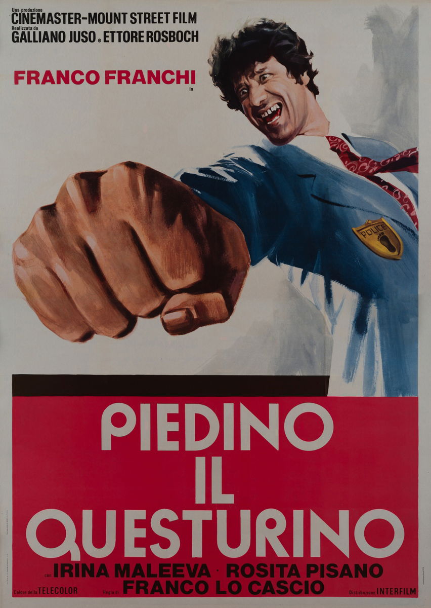 Piedino il questurino - Manifesto 1