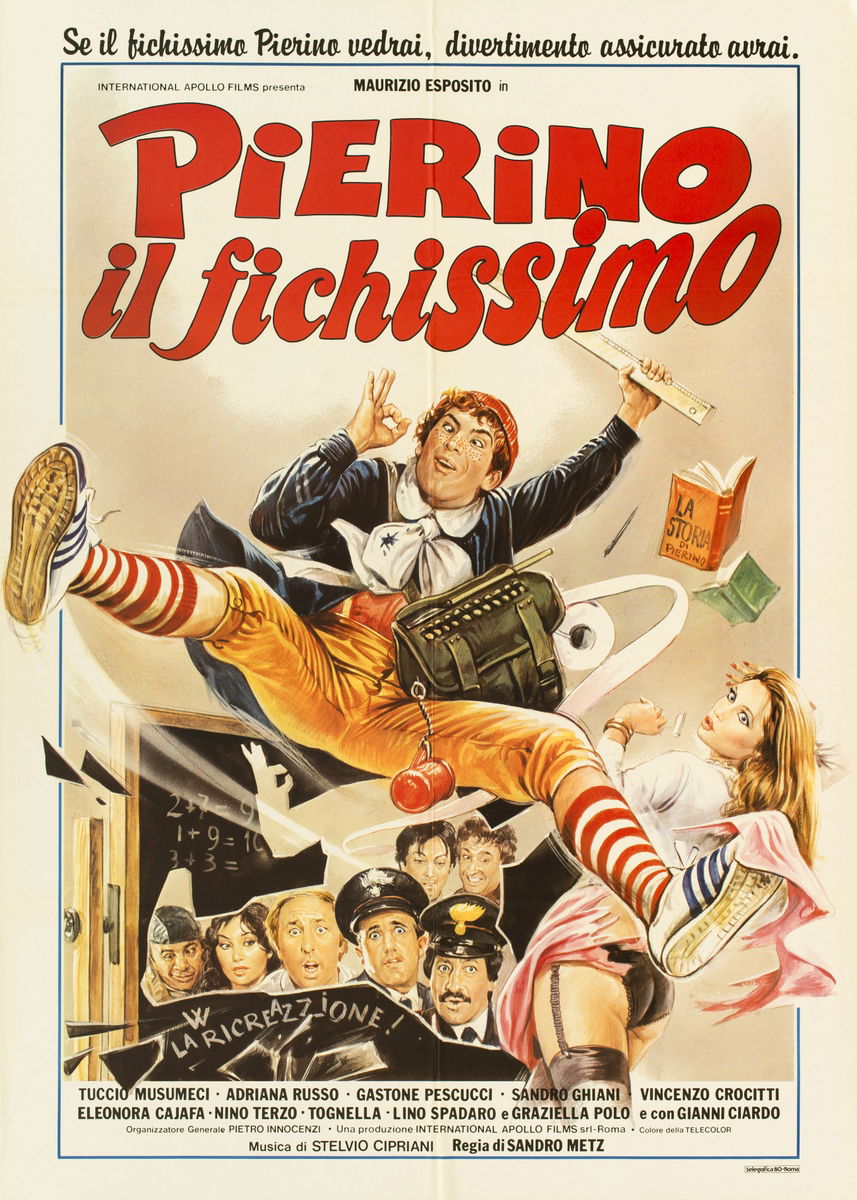 Pierino il fichissimo - Manifesto 1