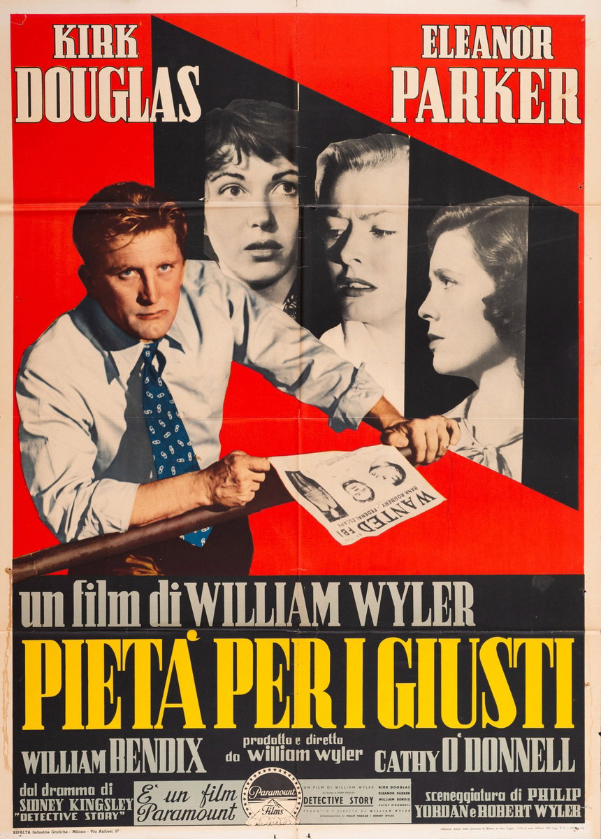 Poster 4 for the film Detective Story (1951)