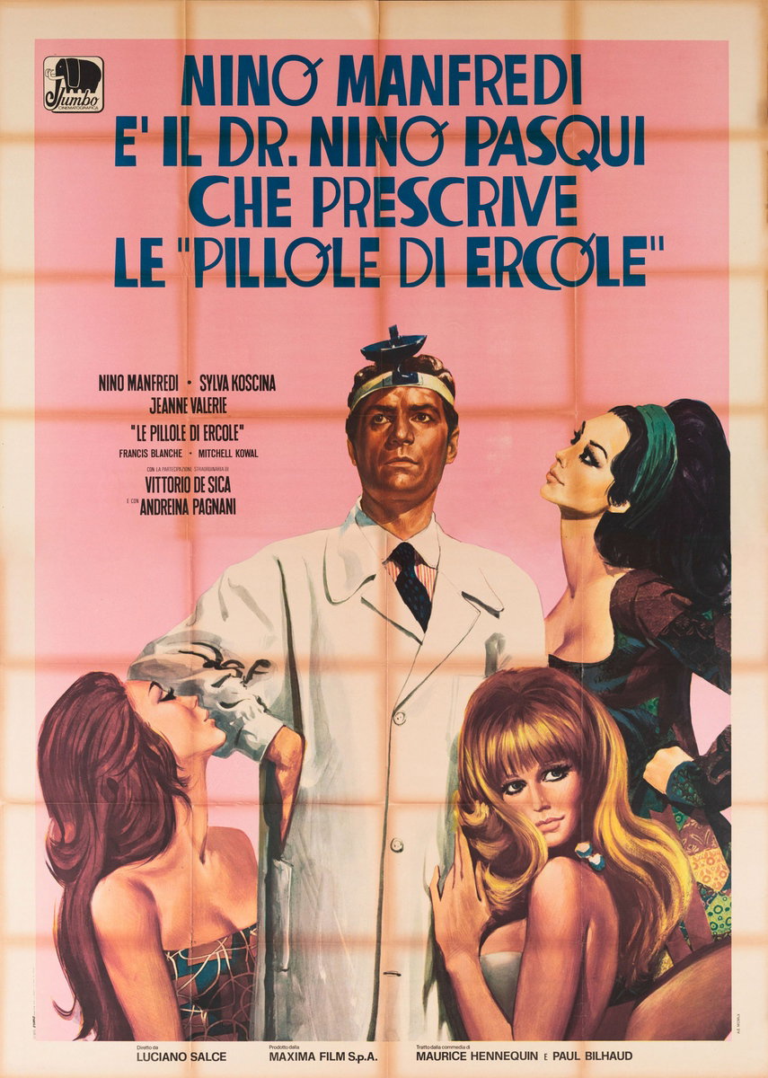 Poster 3 for the film Hercules' Pills (1960)