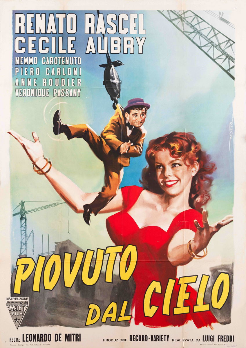 Piovuto dal cielo - Manifesto 1