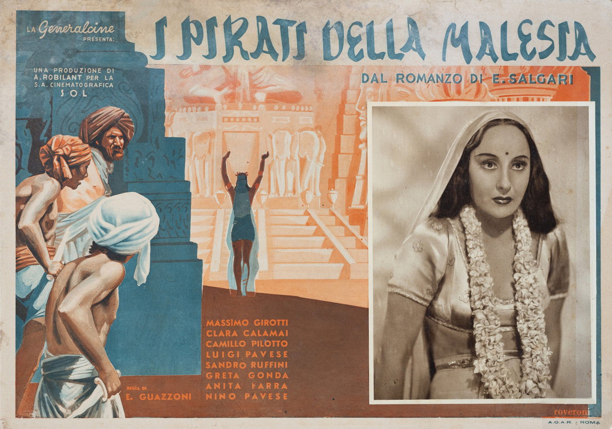 Fotobusta 2 per il film I pirati della Malesia (1941)