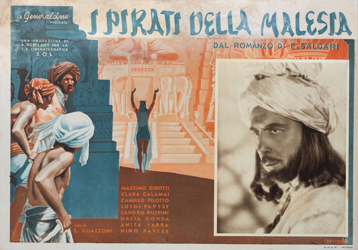 Fotobusta 3 per il film I pirati della Malesia (1941)