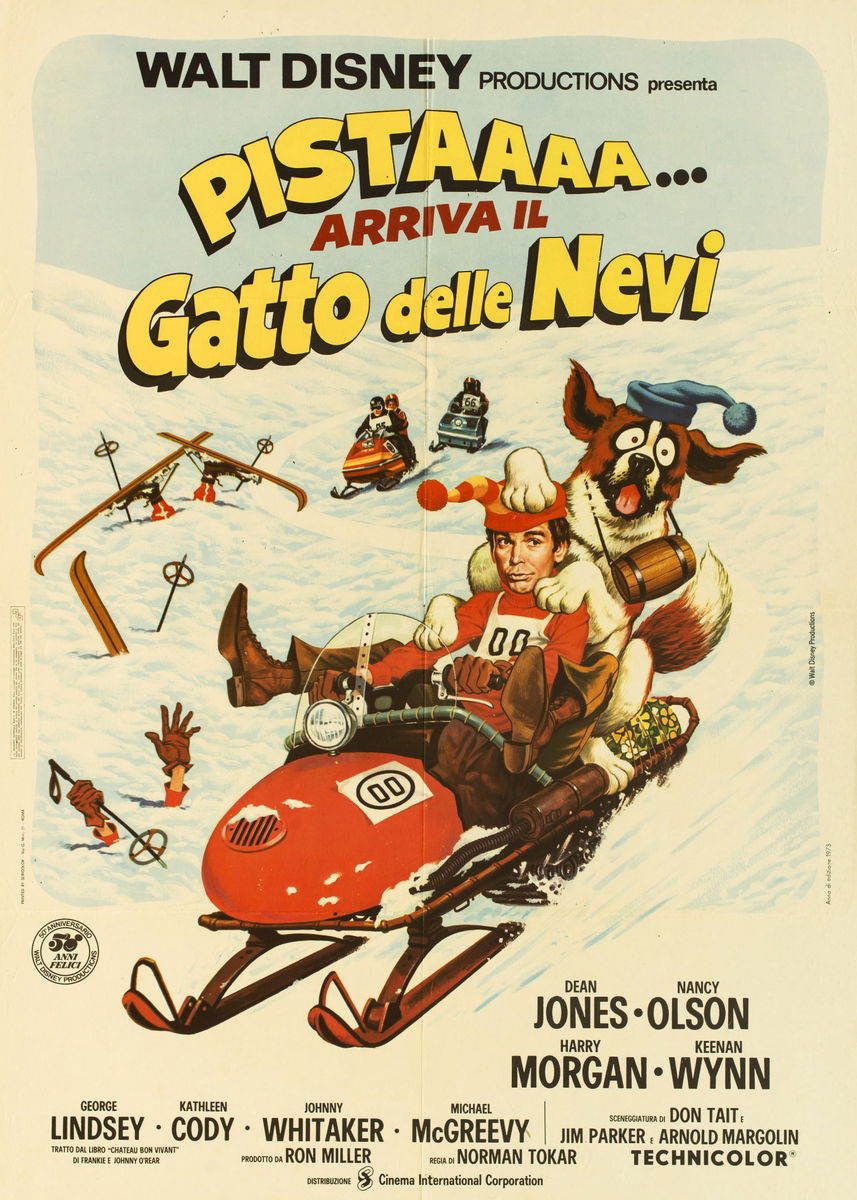 Pistaaa... arriva il gatto delle nevi - Manifesto 1