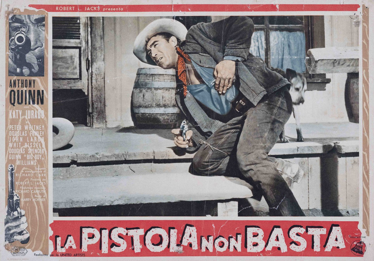 Fotobusta 2 per il film La pistola non basta (1956)