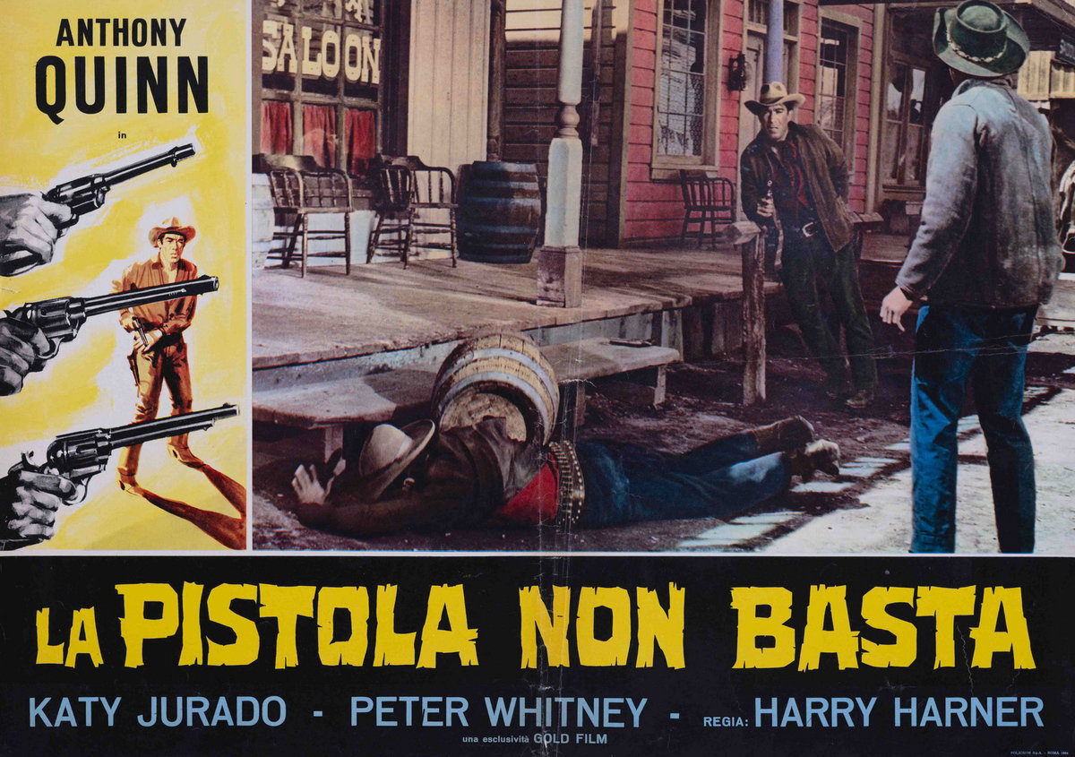 Fotobusta 3 per il film La pistola non basta (1956)
