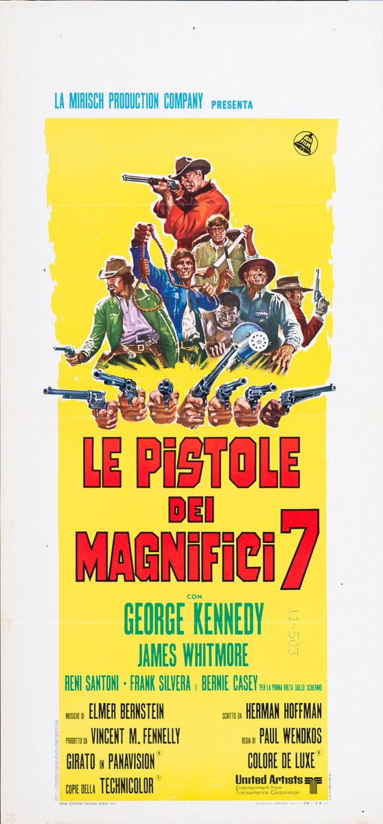 Guns of the Magnificent Seven - Lobby Card 1