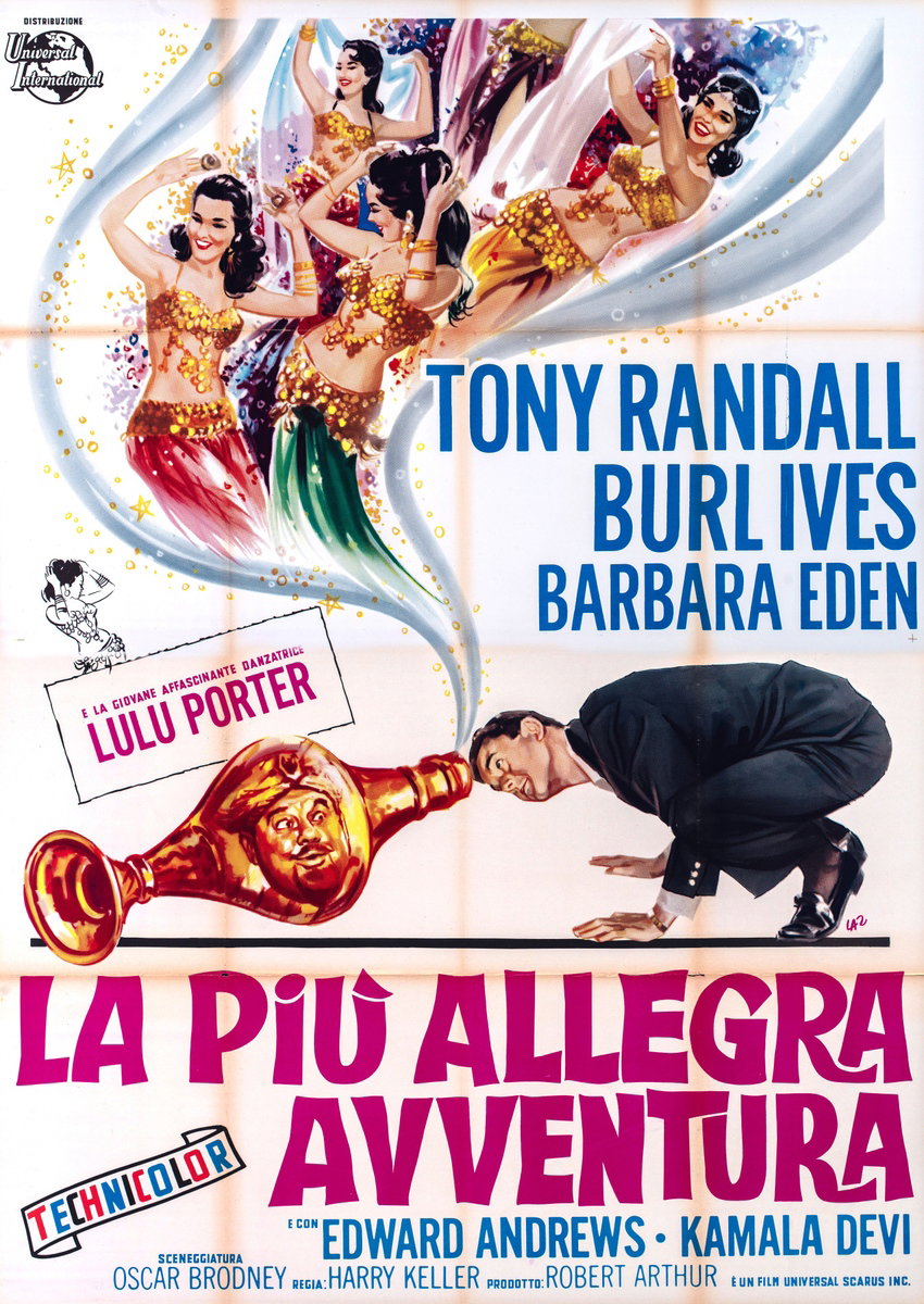 Poster 2 for the film The Brass Bottle (1964)