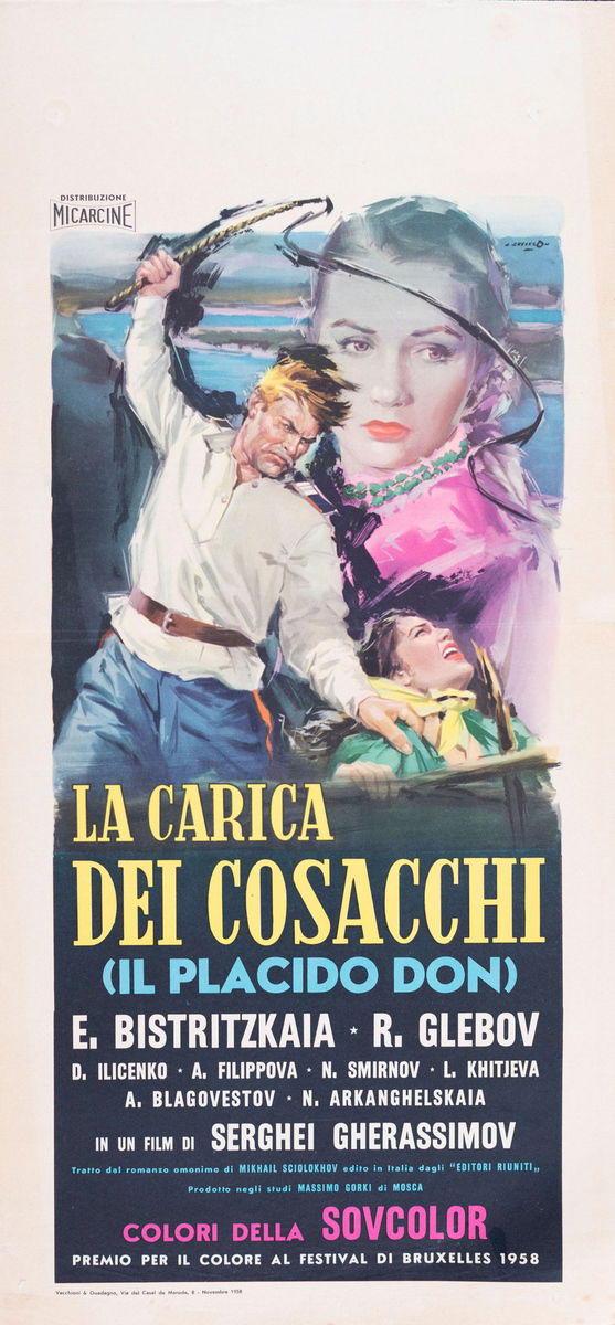 Il placido Don  -  La carica dei cosacchi - Locandina 1