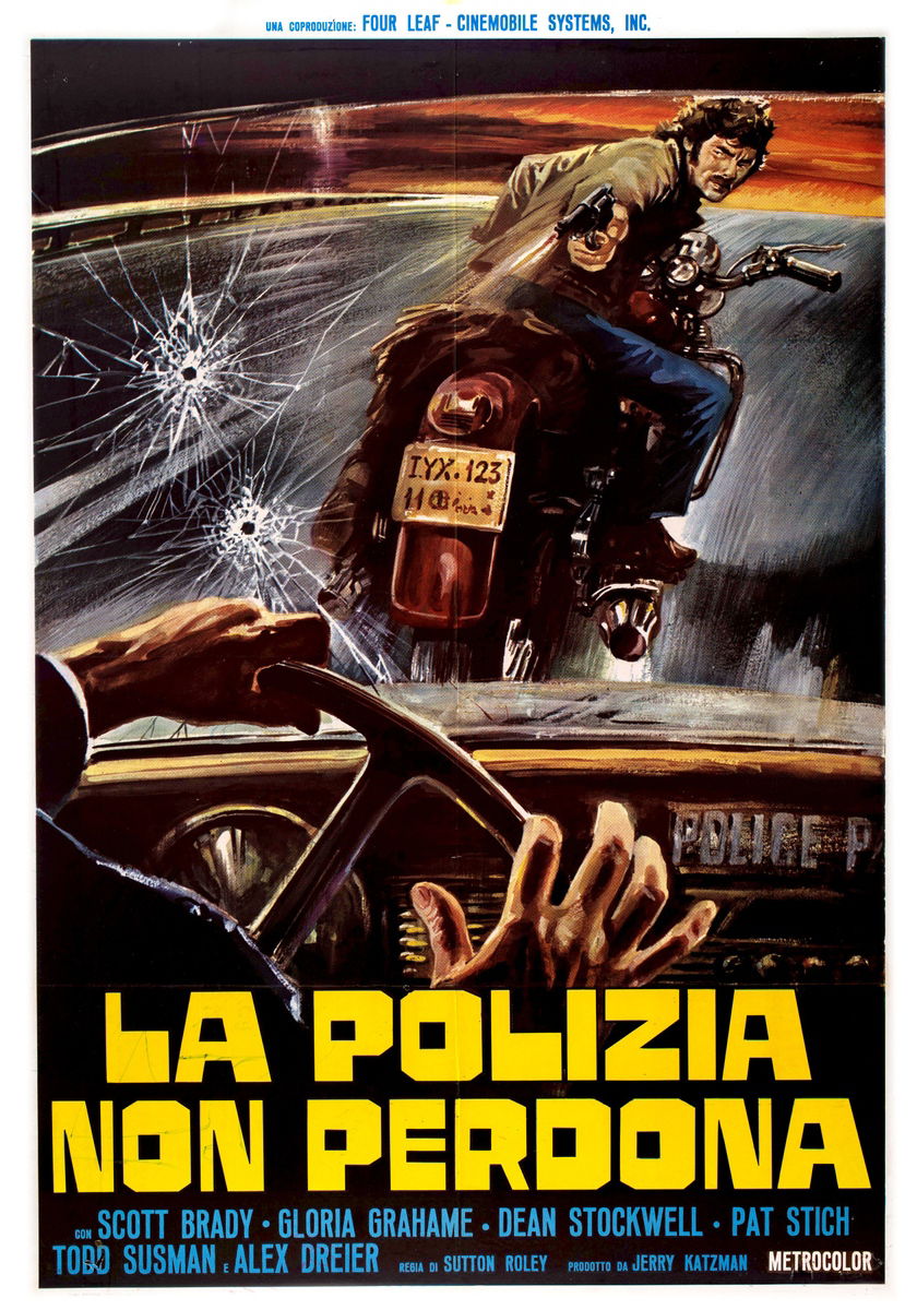 La polizia non perdona - Manifesto 1