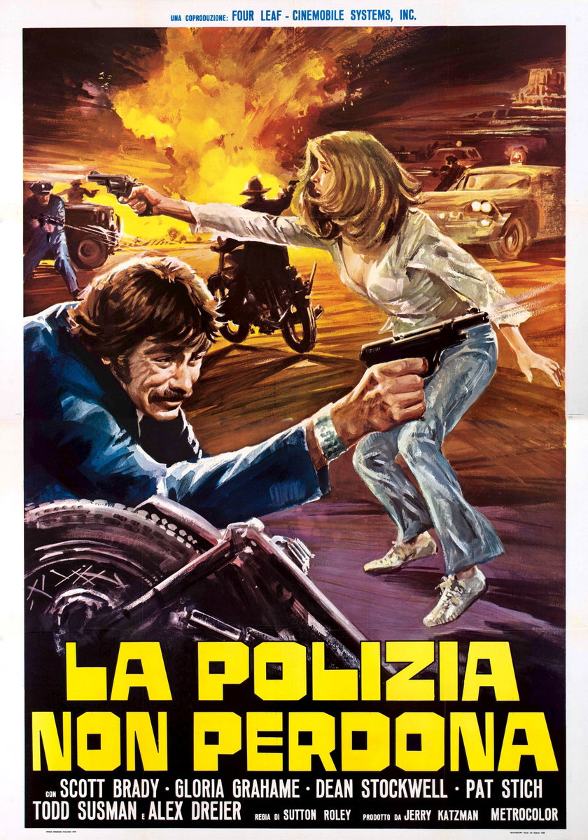 La polizia non perdona - Manifesto 2