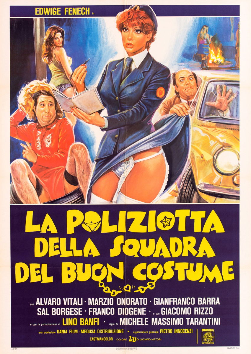 La poliziotta della squadra del buon costume - Manifesto 1