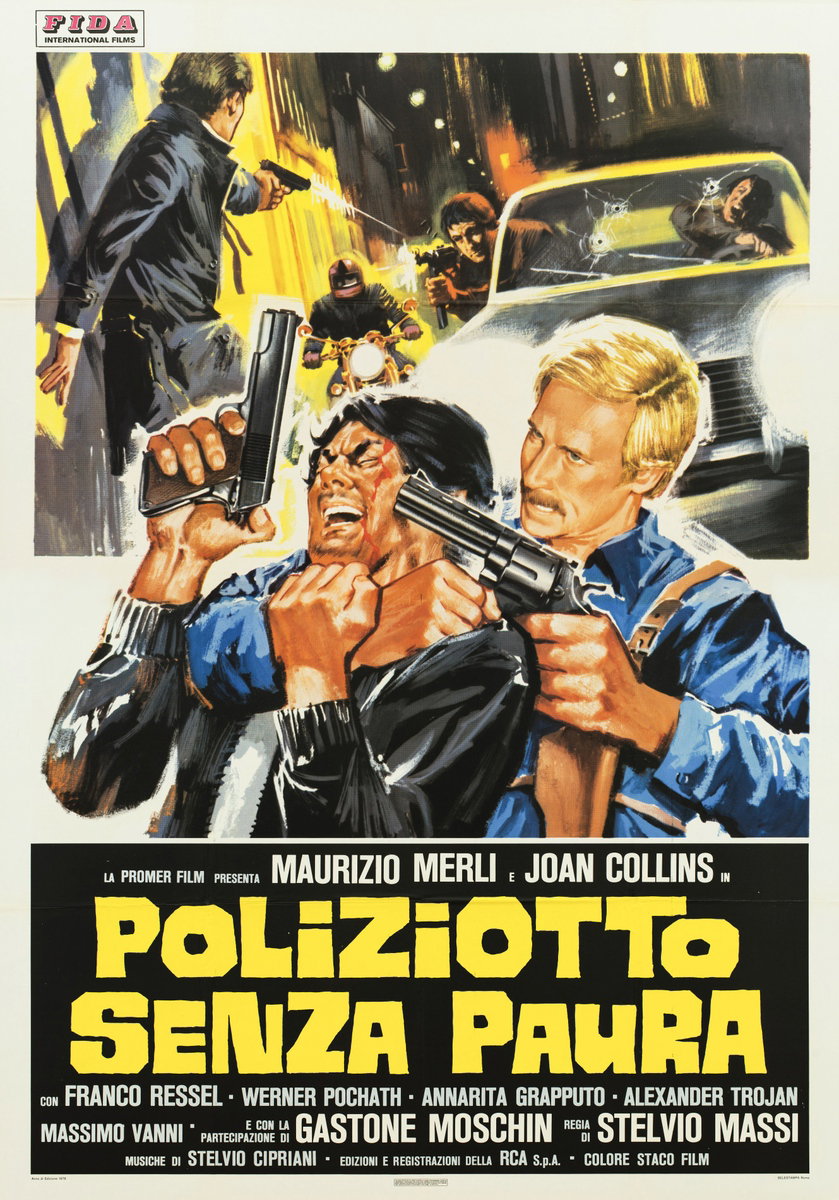 Manifesto 2 per il film Poliziotto senza paura (1978)