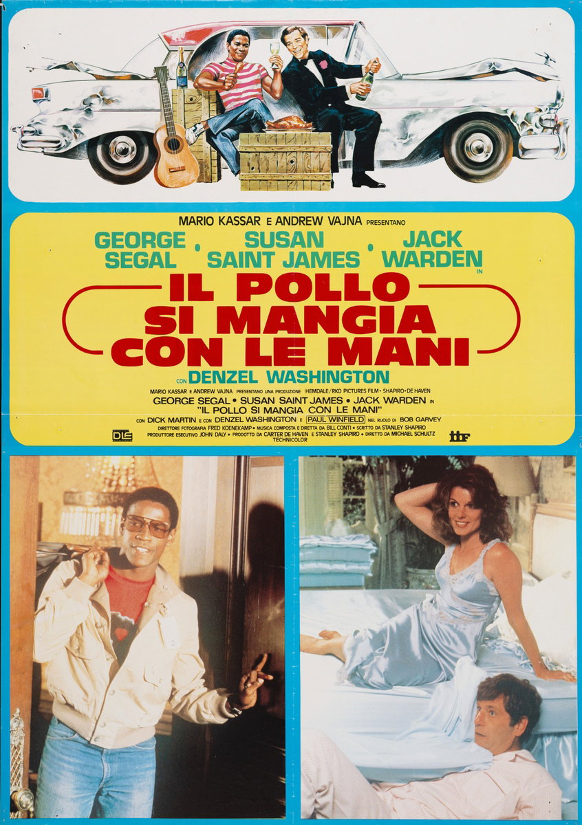 Manifesto 2 per il film Il pollo si mangia con le mani (1981)