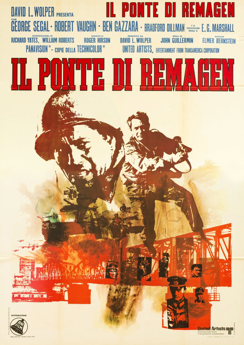 Poster 2 for the film The Bridge at Remagen (1969)
