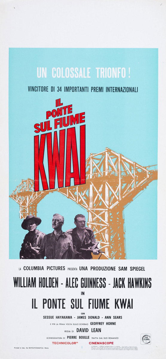 Locandina 2 for the film The Bridge on the River Kwai (1957)