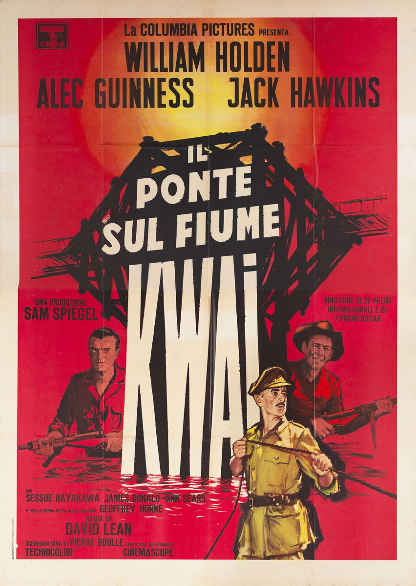 Poster 2 for the film The Bridge on the River Kwai (1957)