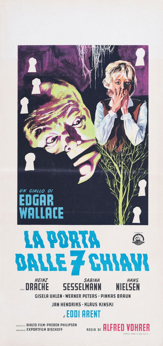 The Door with Seven Locks - Lobby Card 1