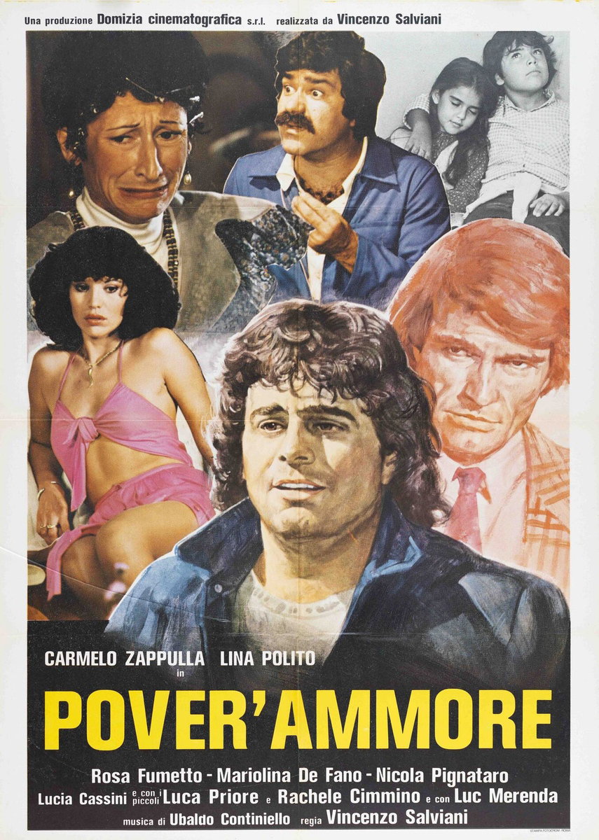 Manifesto 2 per il film Pover'ammore (1982)