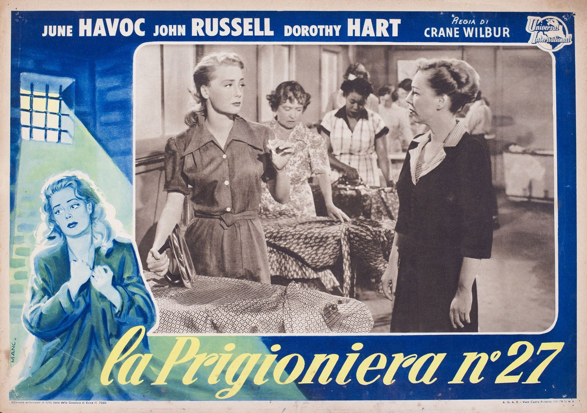 Lobby Card 4 for the film The Story of Molly X (1949), painted by Mancinelli