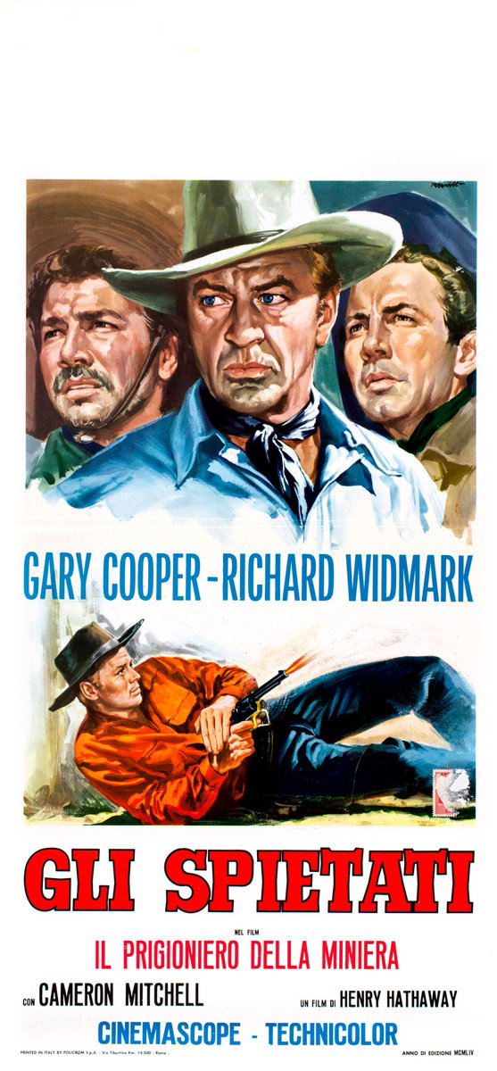 Locandina 2 per il film Il prigioniero della miniera (1954)