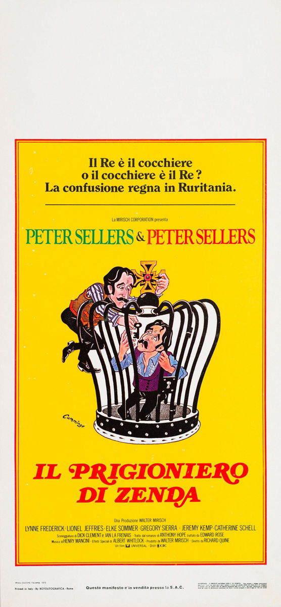 Il prigioniero di Zenda - Locandina 1