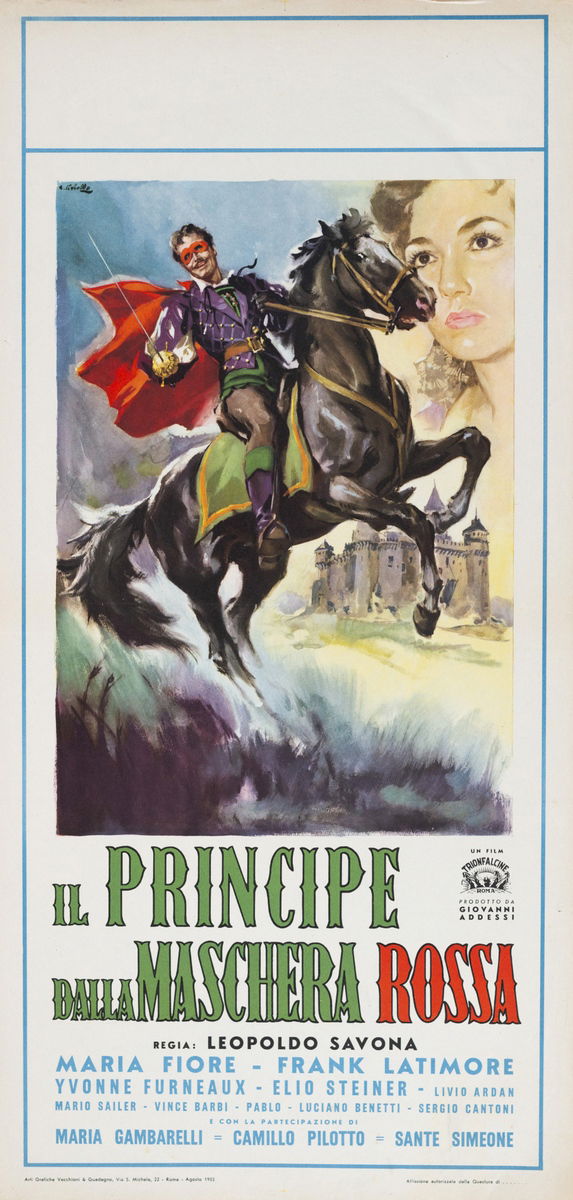 The Prince with the Red Mask - Lobby Card 1