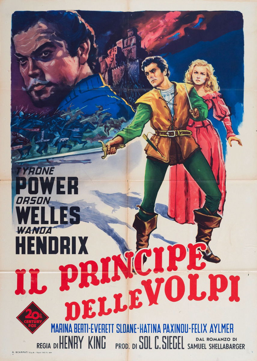 Il principe delle volpi - Manifesto 1