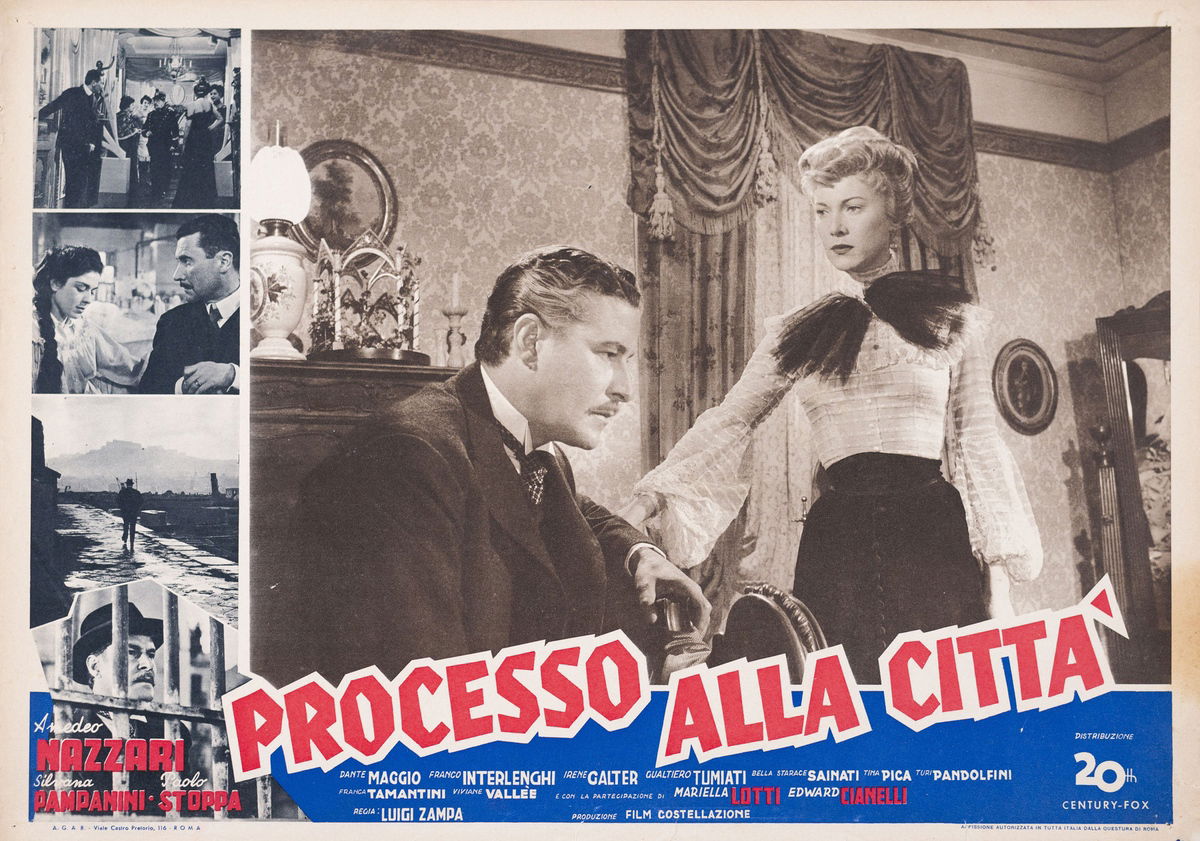 Processo alla città - Fotobusta 1