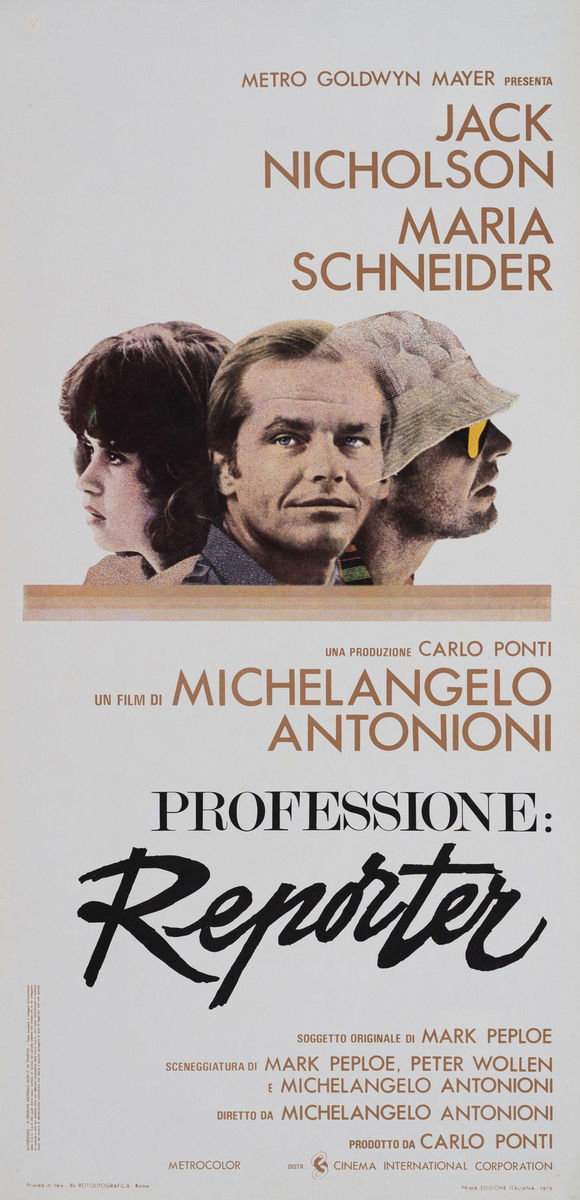 Professione: reporter - Locandina 1