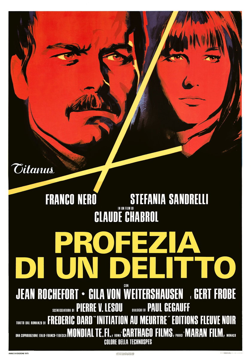 Manifesto 2 per il film Profezia di un delitto (1975)
