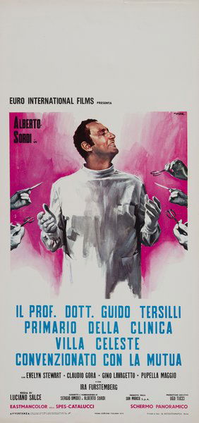 Il Prof. Dott. Guido Tersilli primario della Clinica Villa Celeste convenzionata con la Mutua