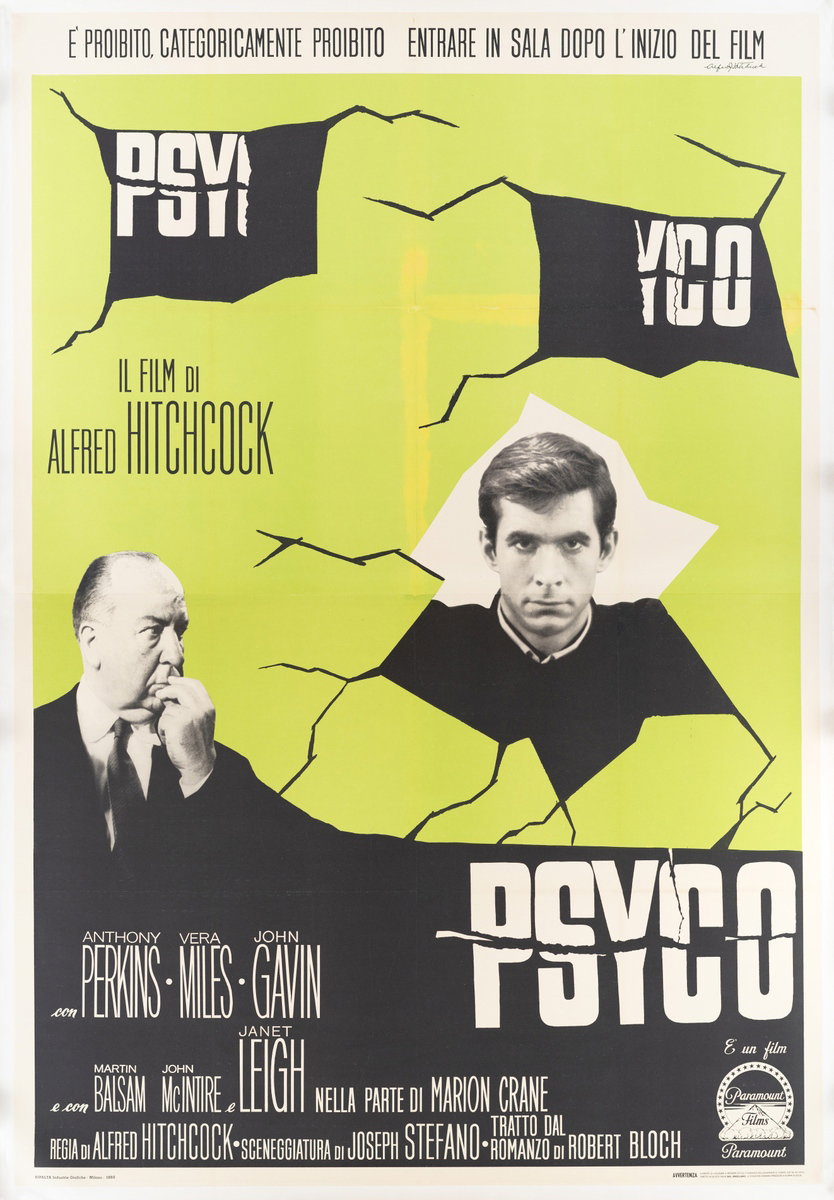Poster 2 for the film Psycho (1960)