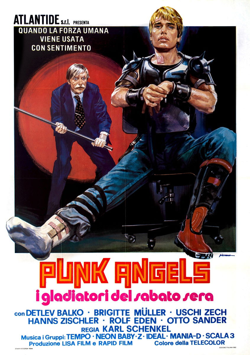 Punk angels (I gladiatori del sabato sera) - Manifesto 1