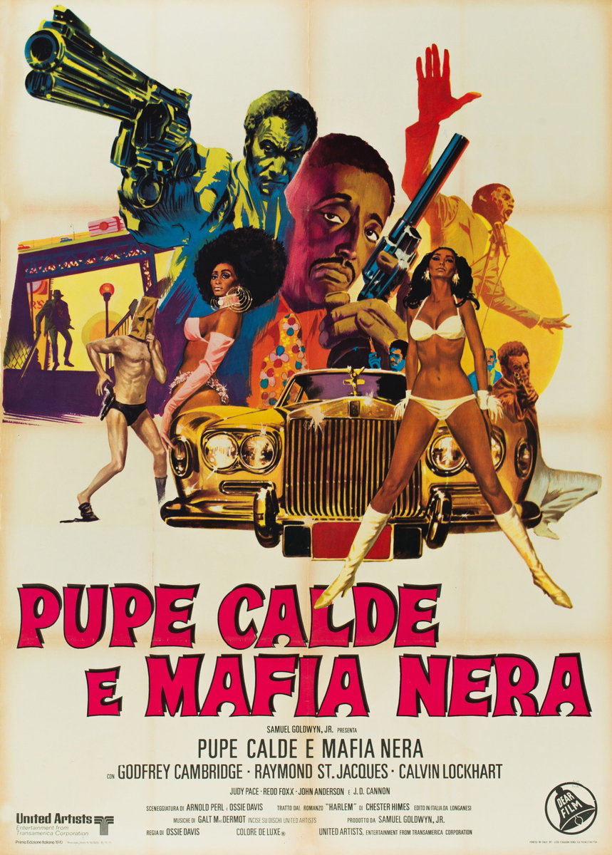 Manifesto 2 per il film Pupe calde e mafia nera (1970)