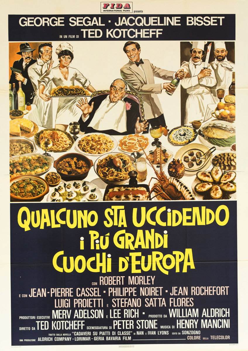 Manifesto 2 per il film Qualcuno sta uccidendo i più grandi cuochi d'Europa (1978)