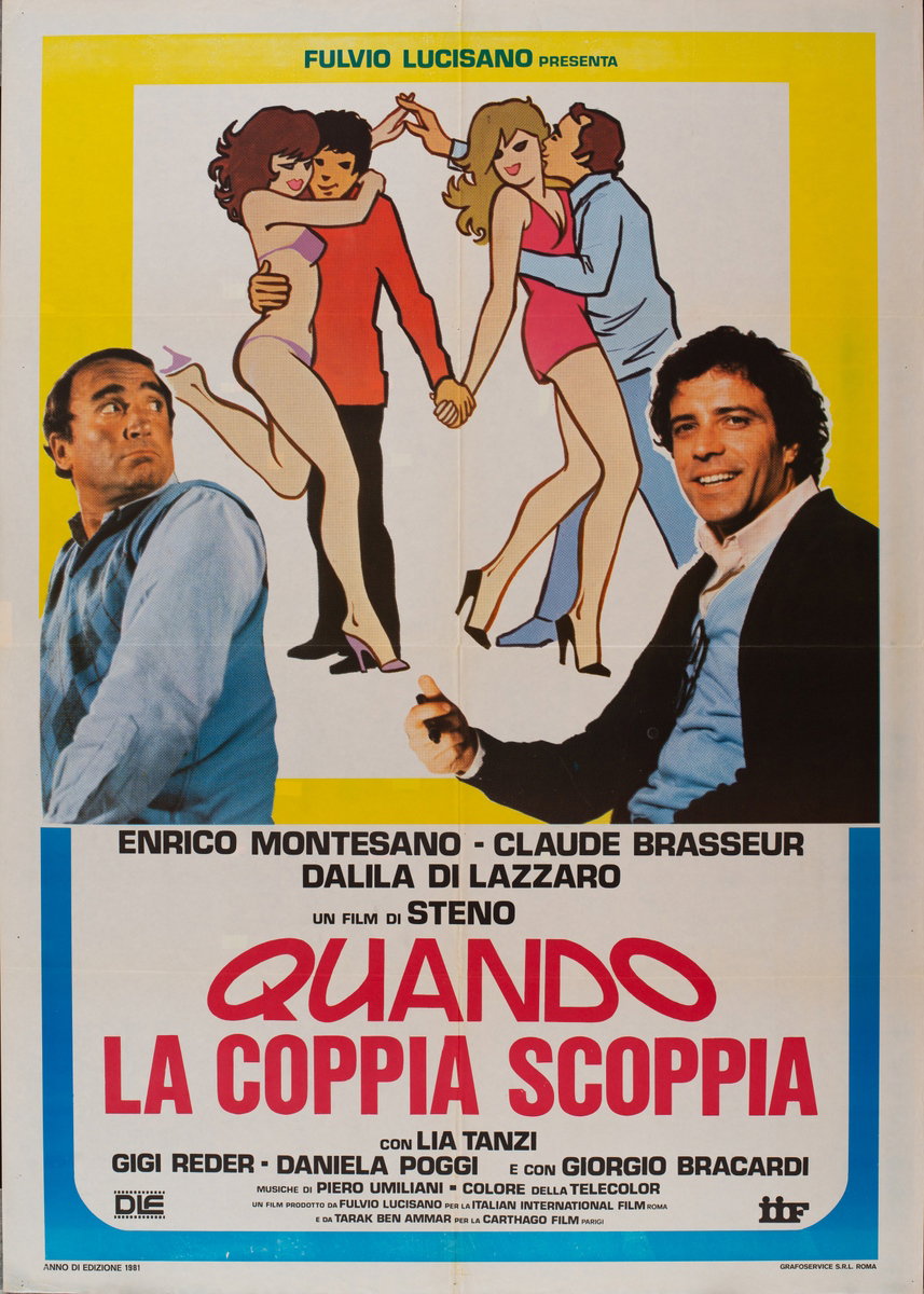 Manifesto 2 per il film Quando la coppia scoppia (1981)