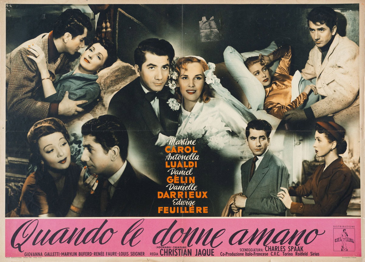 Lobby Card 3 for the film Adorable Creatures (1952)