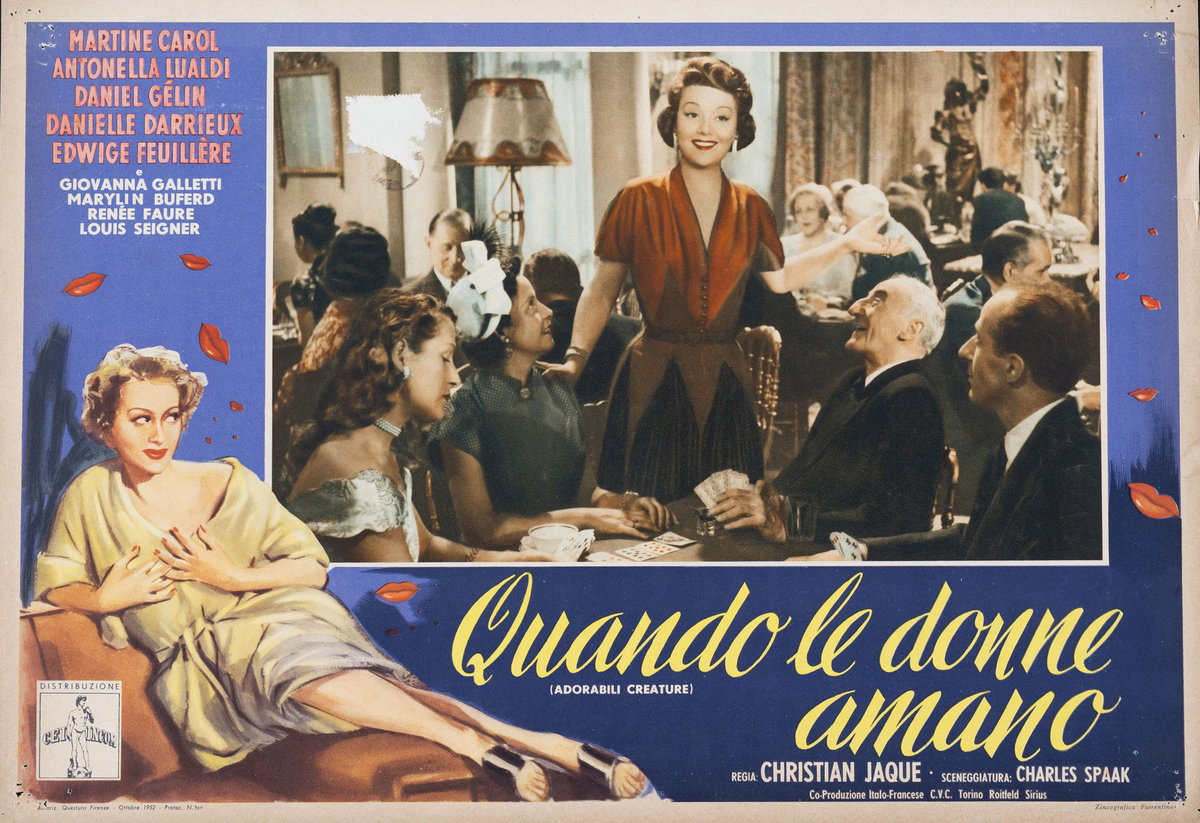 Lobby Card 5 for the film Adorable Creatures (1952)