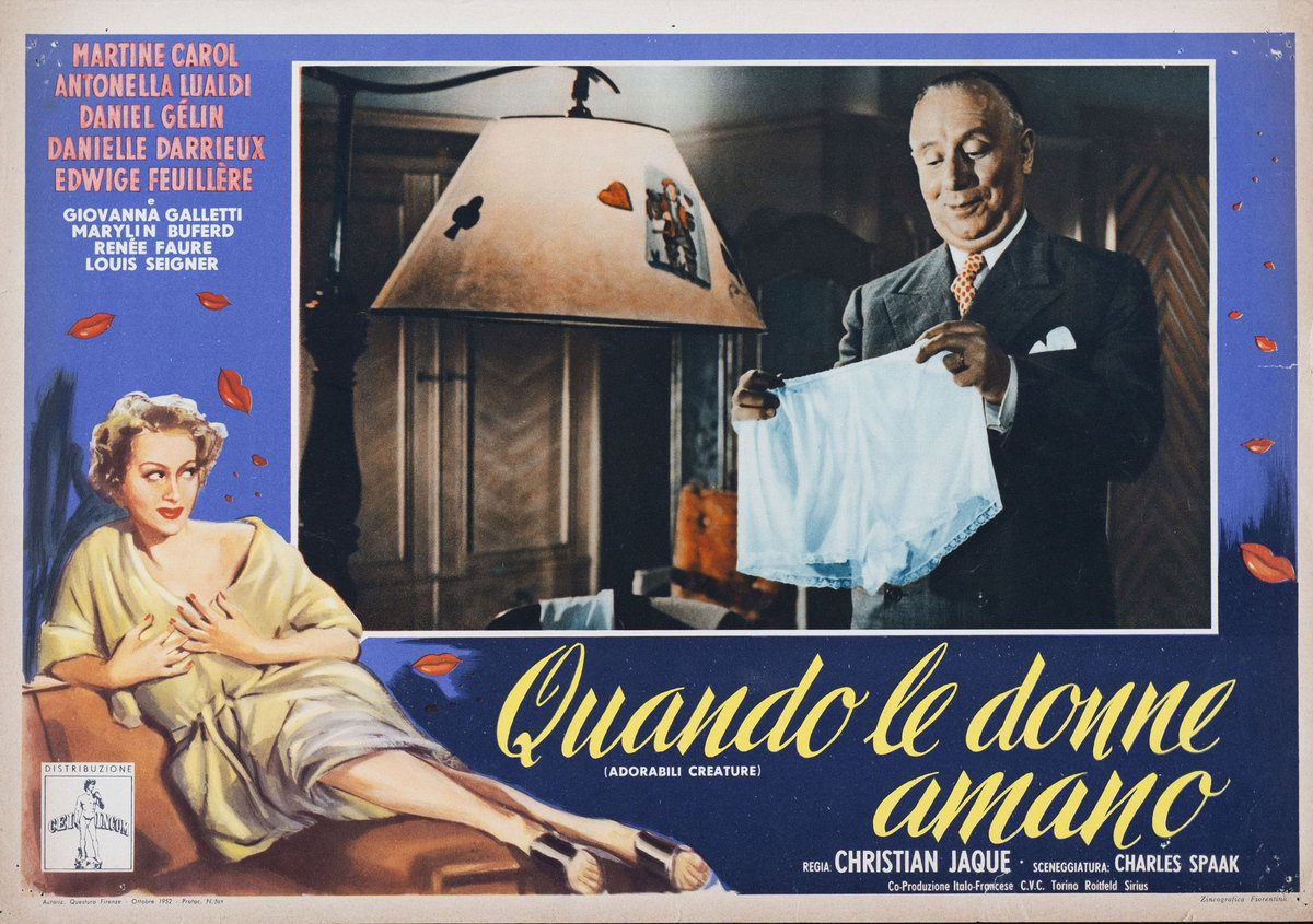 Lobby Card 4 for the film Adorable Creatures (1952)