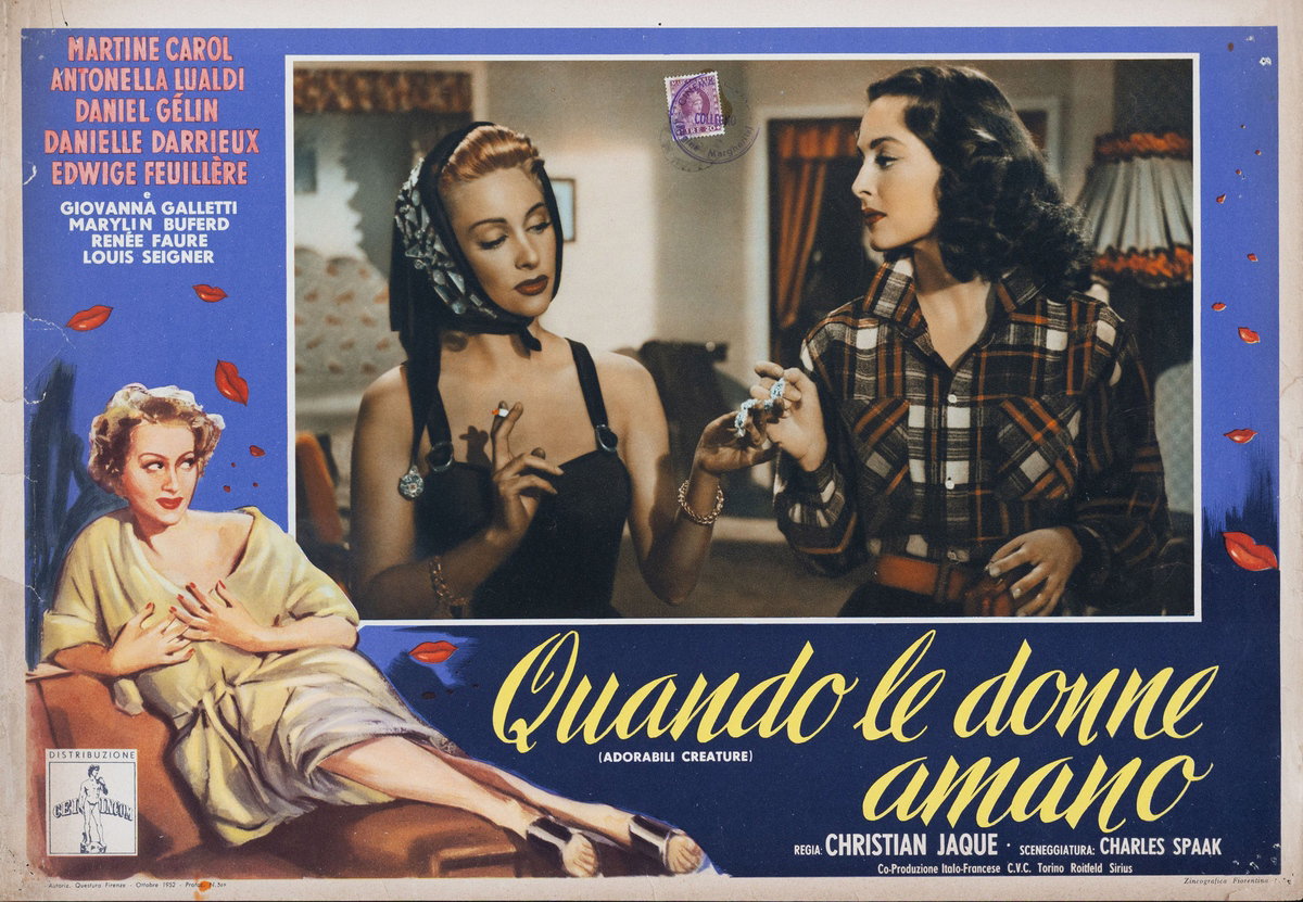 Lobby Card 2 for the film Adorable Creatures (1952)