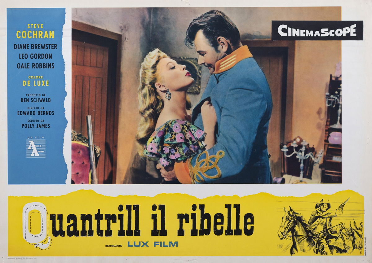 Quantrill il ribelle - Fotobusta 1