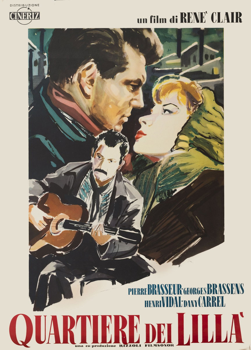 Manifesto 2 per il film Quartiere dei lillà (1957)