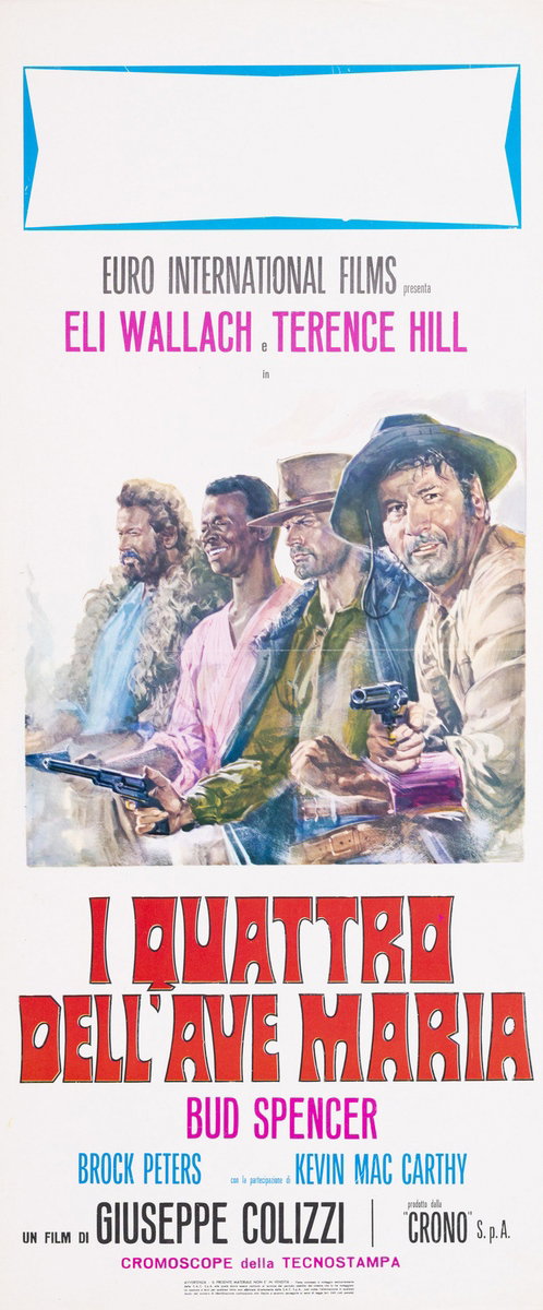 Locandina 2 for the film Ace High (1968), painted by Rodolfo Gasparri